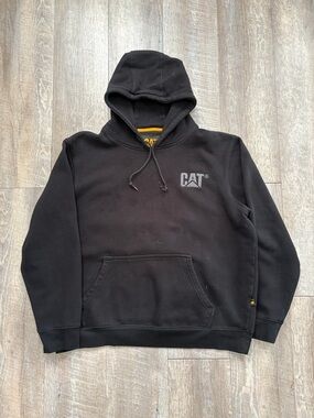 Caterpillar heavy hooded pullover (work sweater)